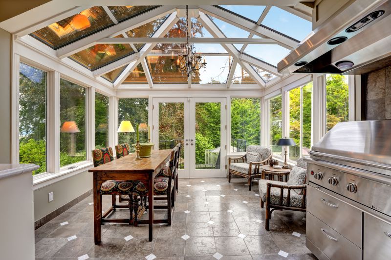 Elegant Sunroom with Custom Features
